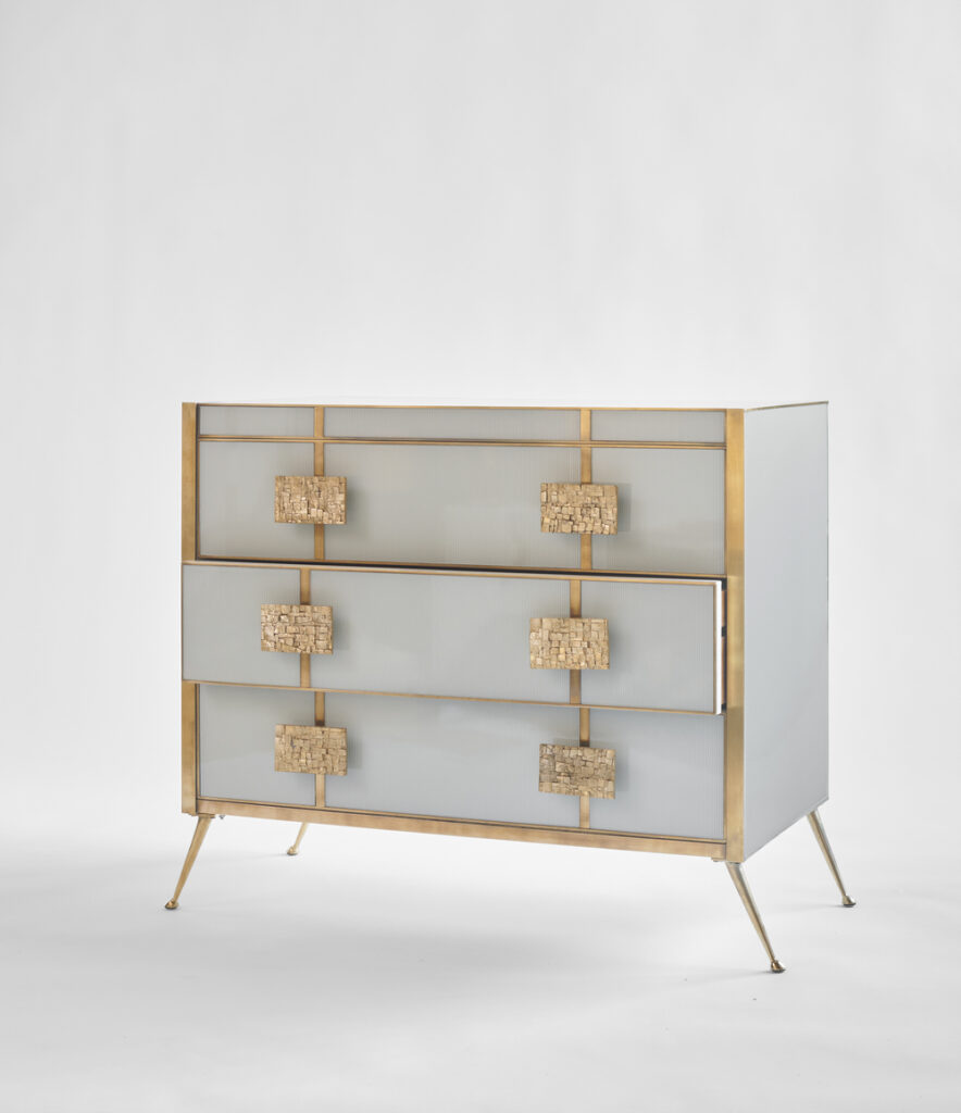 Drawer GLASS & BRASS