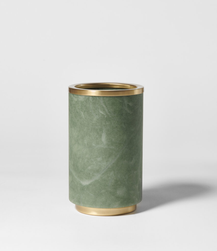 Alabaster Vase BOREALIS Green