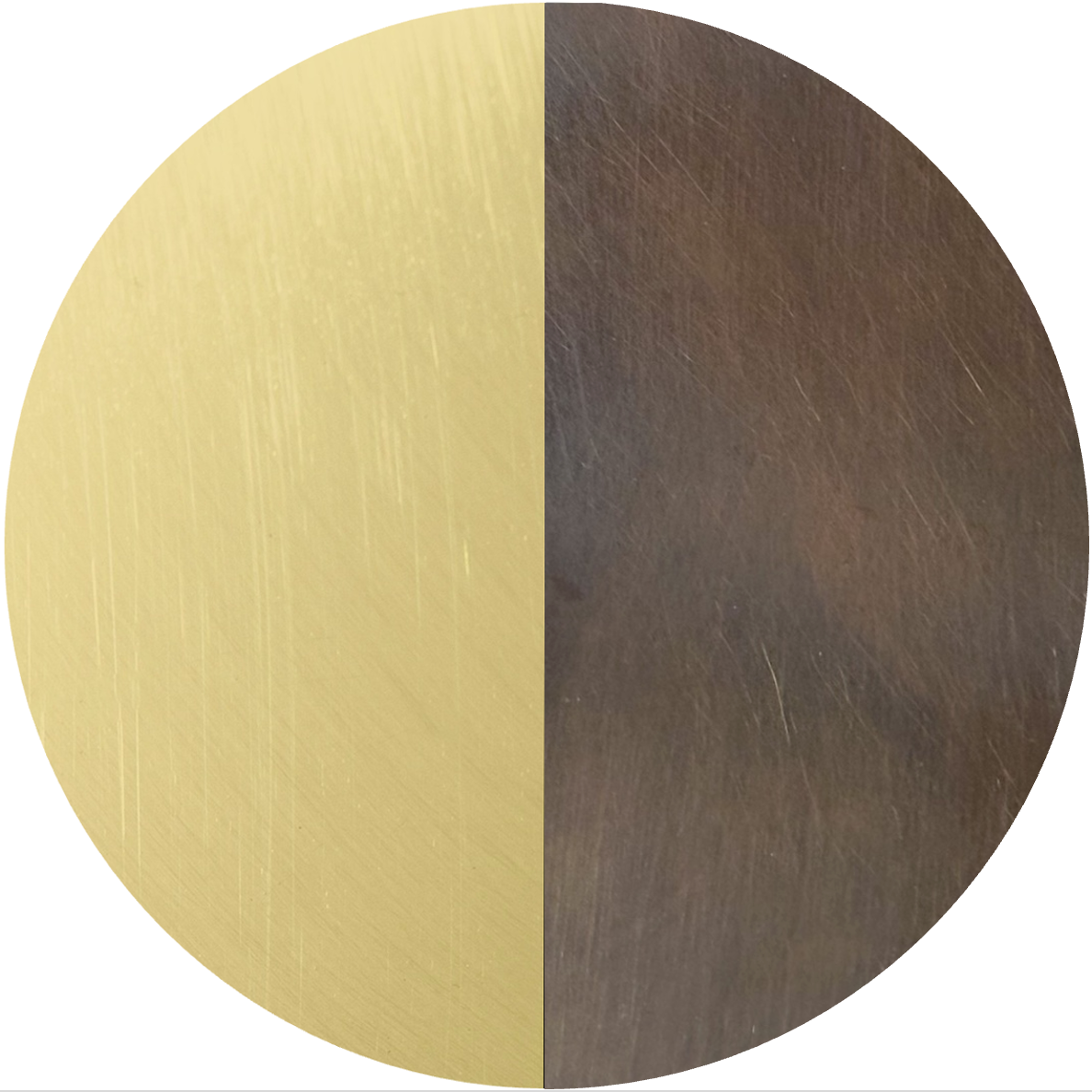 Satin Brass / Light Bronze